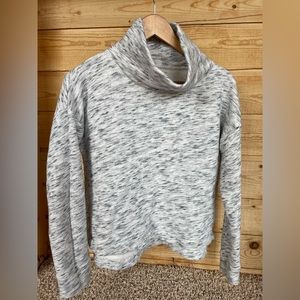 J.crew heathered cowl neck / vintage fleece / s